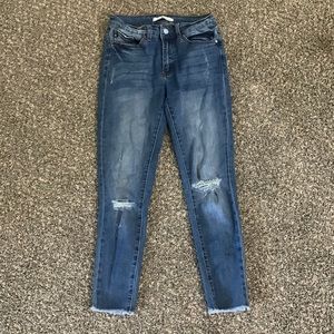 KanCan stretch ripped skinny jeans